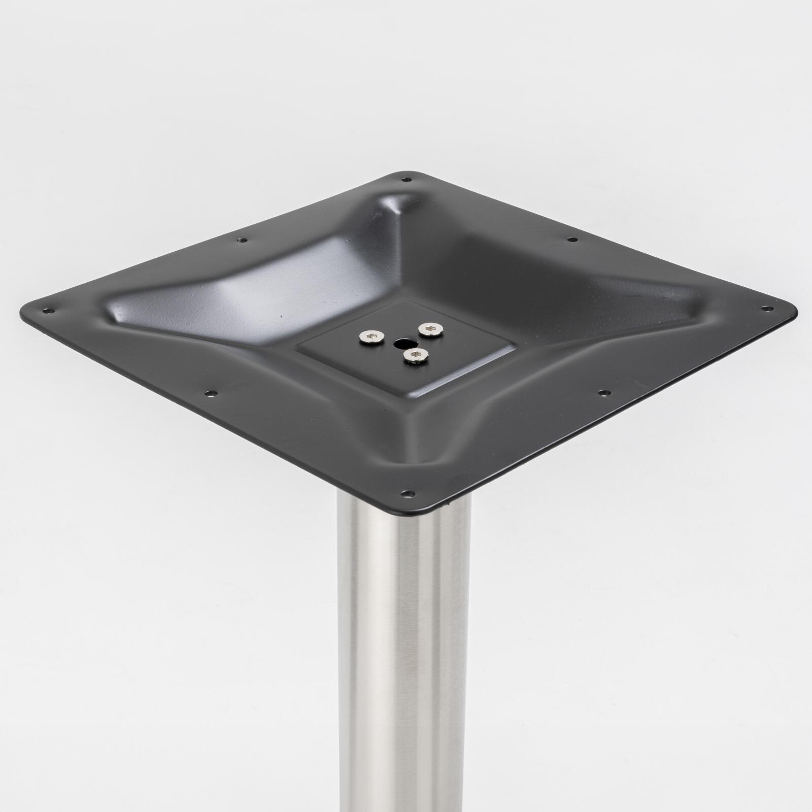 Piètement ULTRA PLAT inox carré Mange debout – Image 2