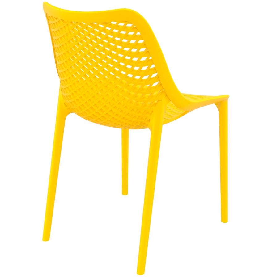 Chaise LIBERTY en polypropylène style design Jaune – Image 4