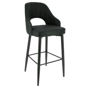 Tabouret Élégance Velours – Noir