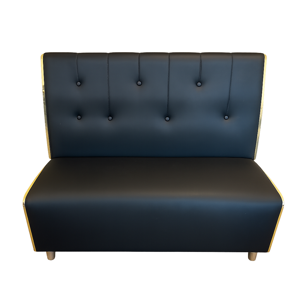 Banquette LENA – Assise Rembourrée et Dossier Capitonné – – Image 4