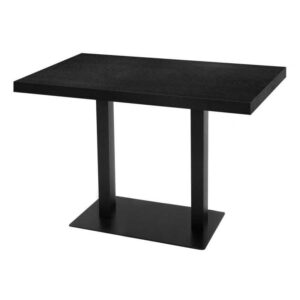 Table Restaurant SOHO – Plateau Noir 120x60 cm